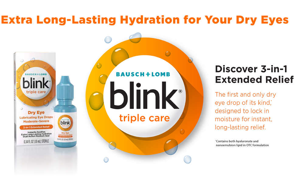 Blink Triple Care Lubricating Eye Drops